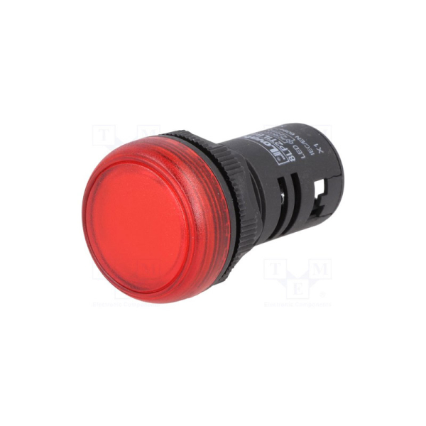 Señalizador LED  24V Rojo