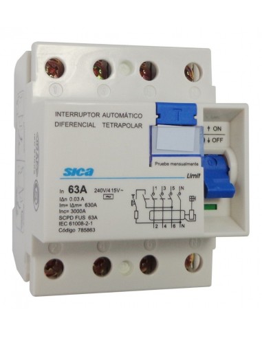 Interruptor diferencial 4x63A