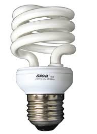 Lámpara fluorescente Espiral 20W (100W) E-27 Cálida