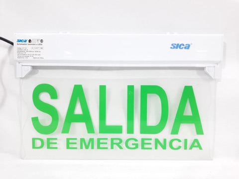 Señalizador LED «SALIDA DE EMERGENCIA»