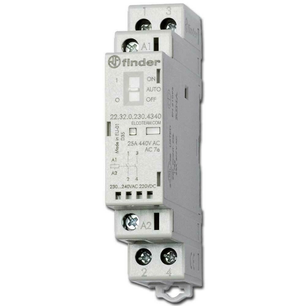 Contactor modular 2NA 25A 230VCA