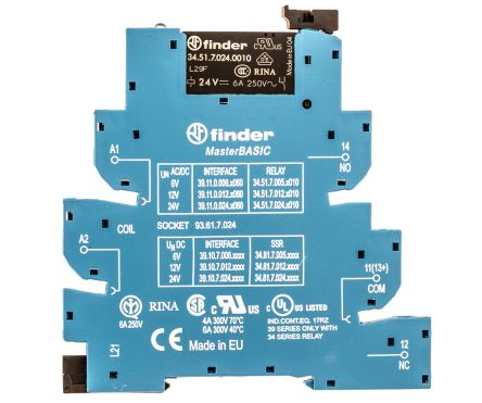 Interfaz modular con relé 24VCA/VCC