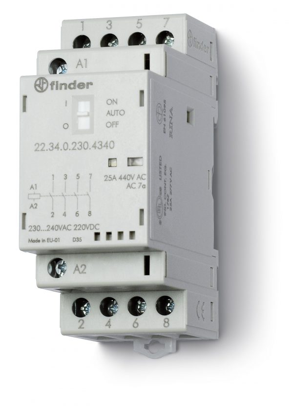 Contactor modular 4NA 25A 230VCA