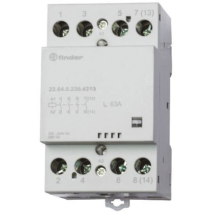 Contactor modular 4NA 63A 230VCA