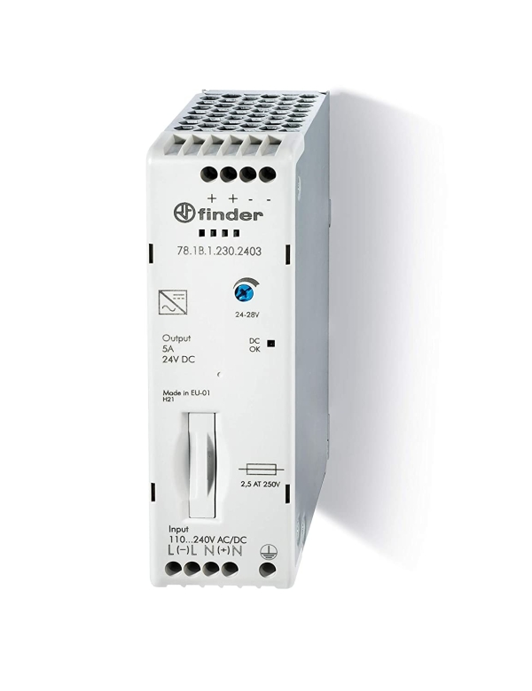 Fuente de alimentación conmutada 24VDC 5A 230V